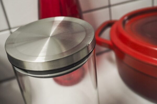 Glass Storage Jar with Lid 1Lt - Image 2