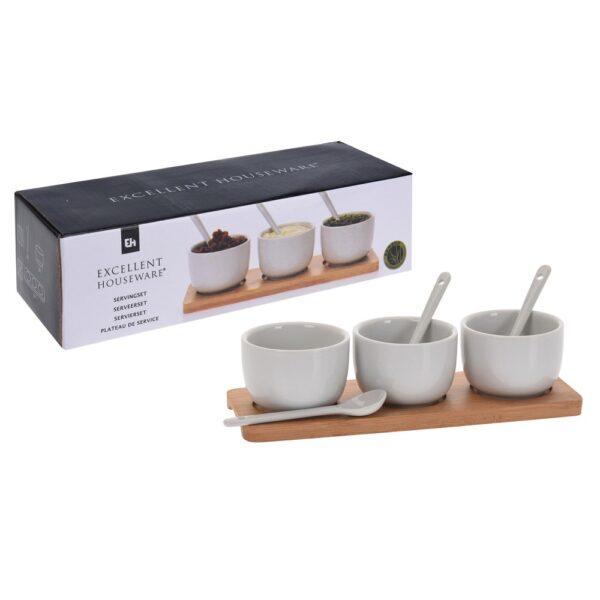 Dip Serving Bowl with Spoons - Image 6