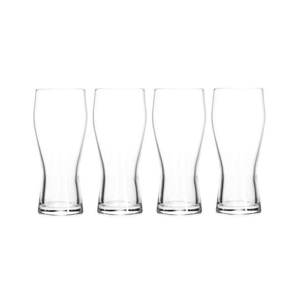 Beer Glass 400ml Set of 4 Pcs - Image 4