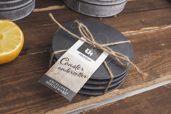 Slate Coasters Set of 4 Pcs - Image 2