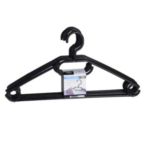 Clothes Hanger Set 10 Pcs Black