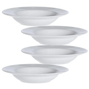 Porcelain Deep Plate 20.50cm Set of 4