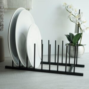 Metal Dish Rack Matt Black