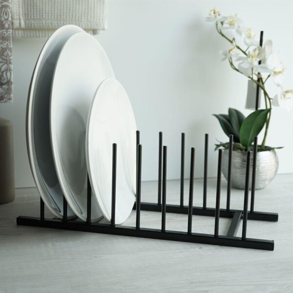 Metal Dish Rack Matt Black