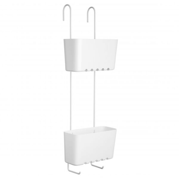 Shower Caddy Duo White - Image 2
