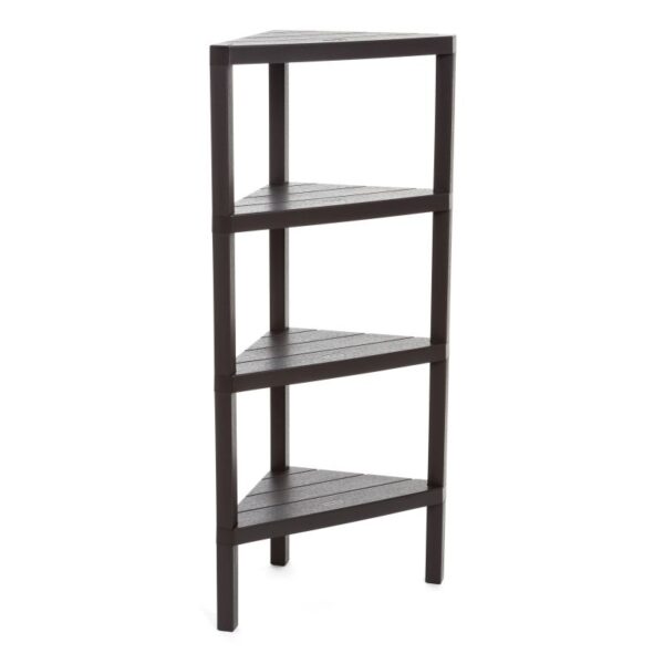 Lombok Corner Rack 4 Levels Brown - Image 2