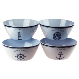 Marine Bowl Melamine 25cm 4Ass