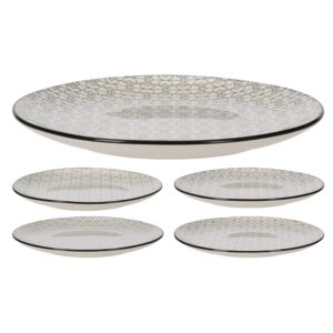 Geometric Plate Porcelain 26.50cm
