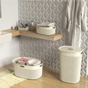 Filo Laundry Hamper Ivory