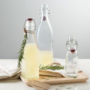 Kilner Clip Top Square Bottle 1Lt