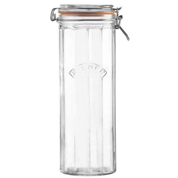 Kilner Facetted Clip Top Jar 2.20Lt - Image 4