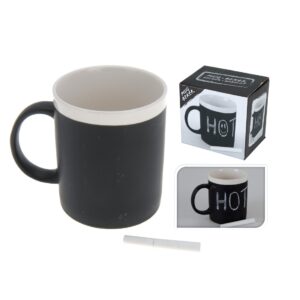 Mug Blackboard with 2 Pcs Chalk