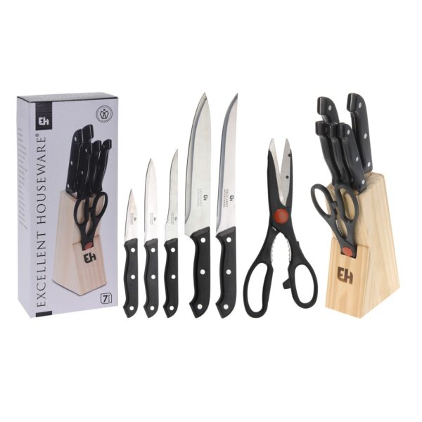 Knife Set In Wooden Block - Image 2