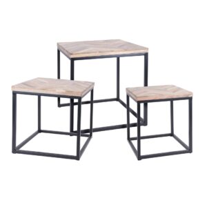 Side Table Set Of 3 Pcs