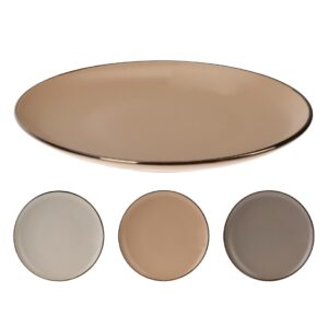 Natural Dinner Plate 27cm Stoneware (3 Colours)