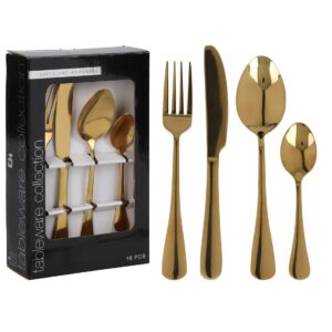Cutlery Set 16 Pcs Gold