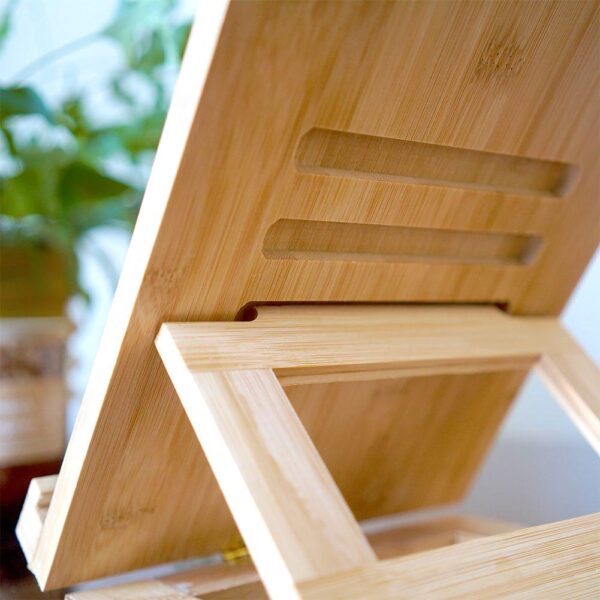 Tablet Holder Bamboo 26.50x20cm - Image 3
