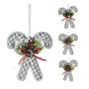 Xmas Candy Cane 2 Pcs Foam 11cm (3 Designs)