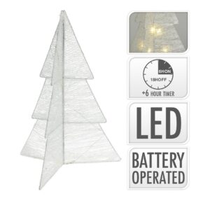 Tree Folded With LED 50cm White