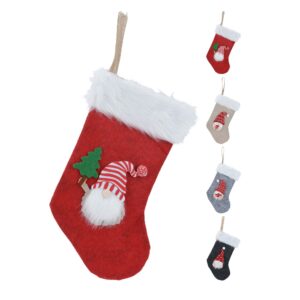 Xmas Stocking Gnome 27cm (4 Designs)