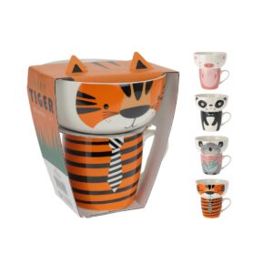 Animals Bowl And Mug Set Porcelain (4 Designs)