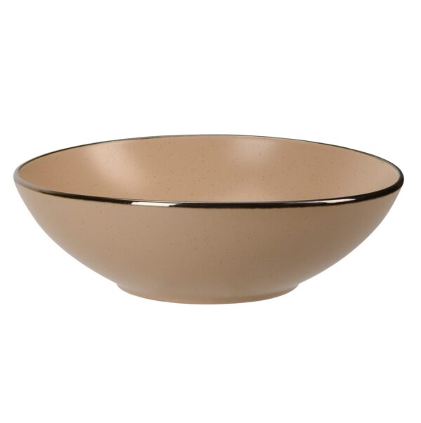 Natural Deep Plate Stoneware