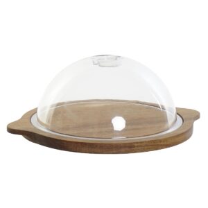 Cheese Board with Dome Bamboo 29x25cm