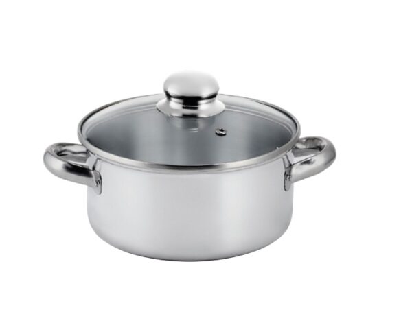 Vidro Casserole Inox 24cm