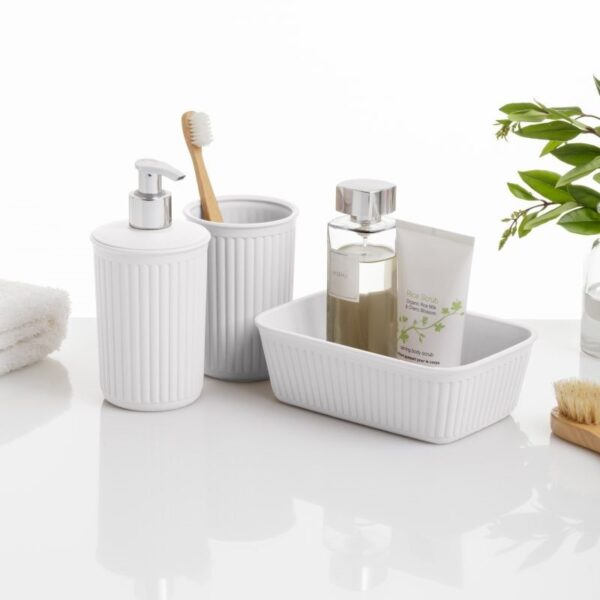 Baobab Bathroom Set x3 White