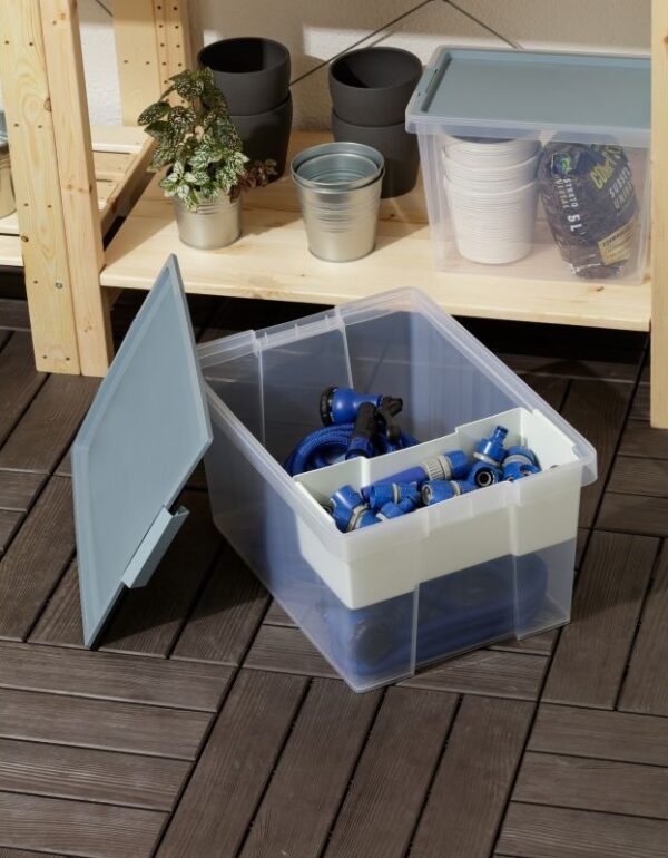 Storage Box 35Lt Blue - Image 2