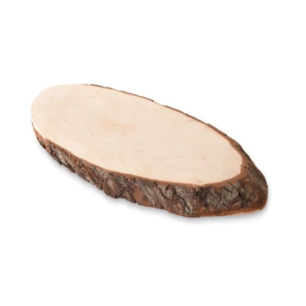Oval Bark Chopping Board 55x20cm - Image 3