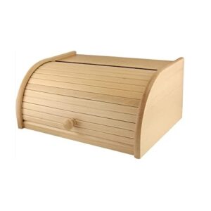 Bread Bin 41x30x17cm Dark Wood
