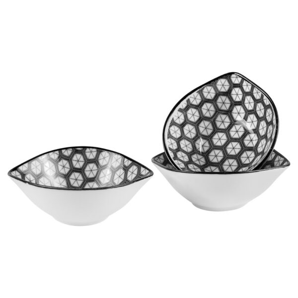 Snack Bowl Set 3 Pcs (4 Designs) - Image 3