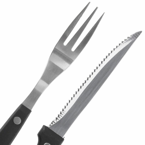 Steak Knife & Fork Set 8 Pcs - Image 2