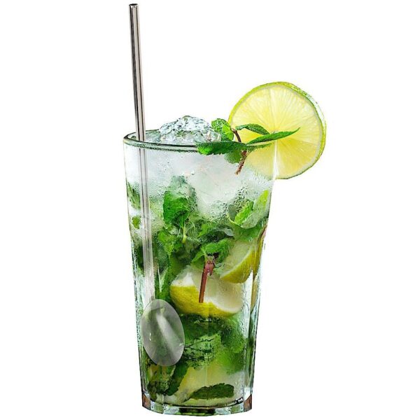 Drinking Straws with Spoon 4 Pcs - Image 2