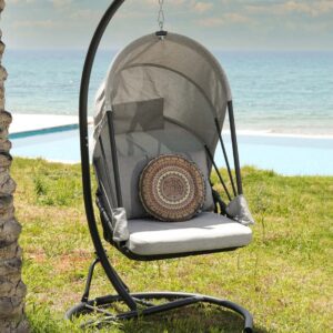 Swing Chair with Pillow & Shade