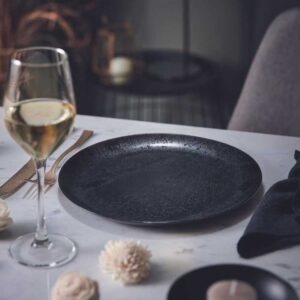 Diana Black Dinner Plate 25cm