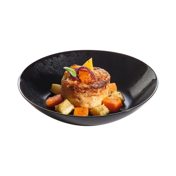 Diana Black Deep Plate 20cm - Image 3