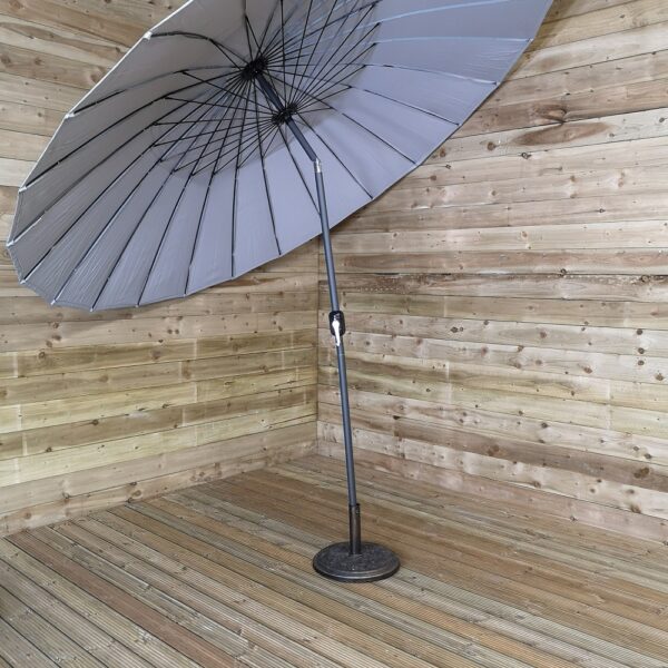 Umbrella Shanghai 325cm Light Grey - Image 3