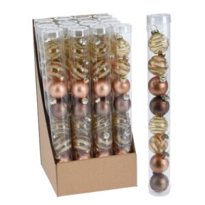 Xmas Baubles 30mm 8 Pcs Moss Theme