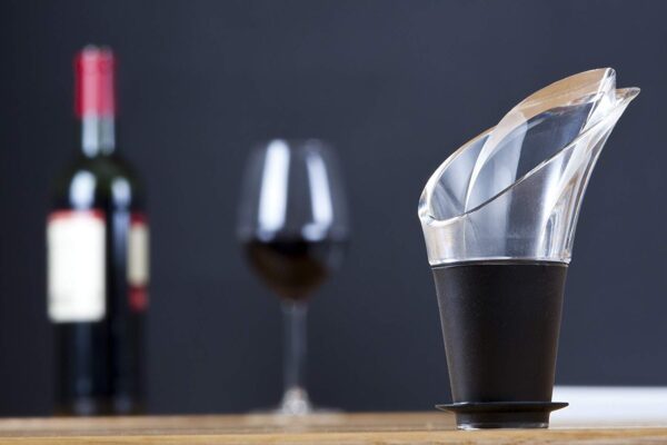Wine Server Crystal Black 2 Pcs - Image 2