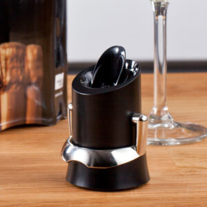 Champagne Saver & Server Black