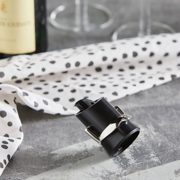 Champagne Saver & Server Black - Image 2