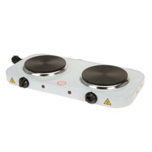 Hot plate electric double white