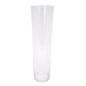 Vase Conical Glass 19x70cm
