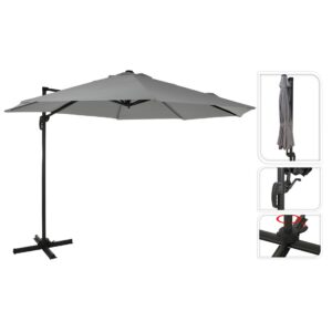 Umbrella Roma 300cm Light Grey