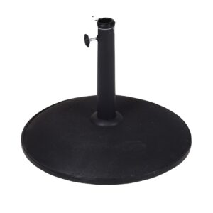 Umbrella Base Concrete Black