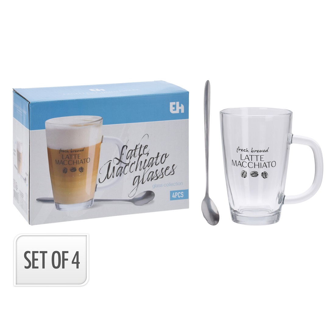 Cuillère À Latte Macchiato Économique, Lot De 12 - Hendi 764138 à