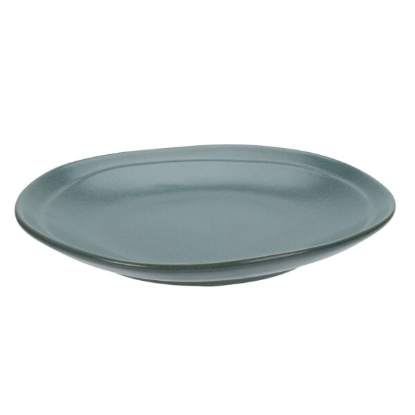 Plate Stoneware Green 216x26mm
