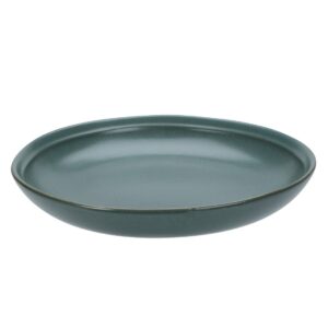 Plate Deep Stoneware Green 272x30mm